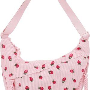 Nylon Crossbody Bags for Women, Crescent Bag Luna Bag Large Hobo Crossbody Purse